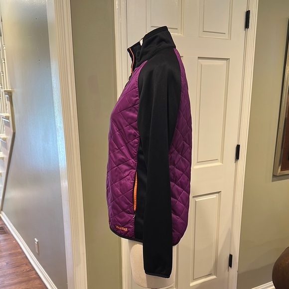 Marmot Women's Purple and Black down quilted and fabric Jacket M - Picture 5 of 10